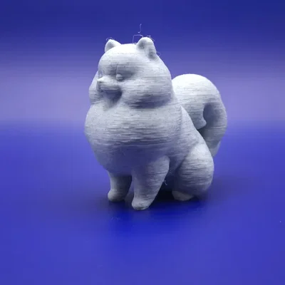 Tượng Pomeranian Stylized (Chibi) In 3D