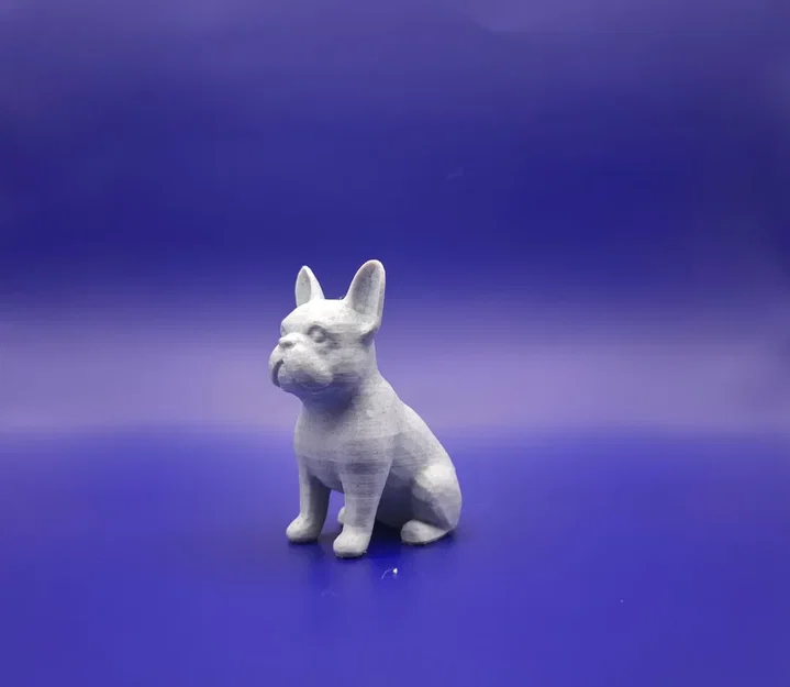 Tượng French Bulldog (French bulldog figurine) in 3D - Image 2