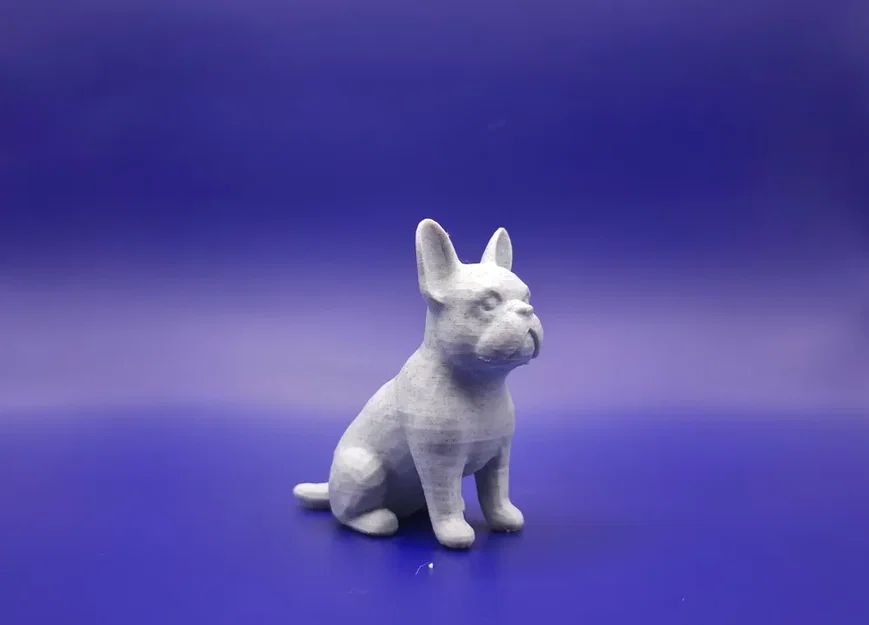 Tượng French Bulldog (French bulldog figurine) in 3D - Image 3