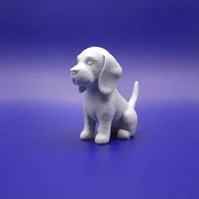 Tượng Beagle dễ thương (Beagle figurine) in 3D