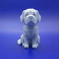 Tượng St. Bernard chibi dễ thương (St. Bernard figurine) - Thumbnail 2
