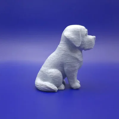 Tượng St. Bernard chibi dễ thương (St. Bernard figurine)