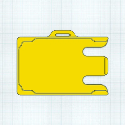Khay đeo thẻ nhân viên kép (Dual Badge Holder) bền chắc tùy chỉnh