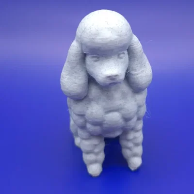 Tượng Poodle Kiêu Hãnh (Proud Poodle Figurine)