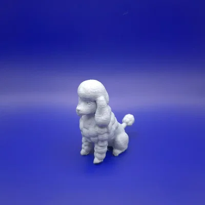 Tượng Poodle Kiêu Hãnh (Proud Poodle Figurine)