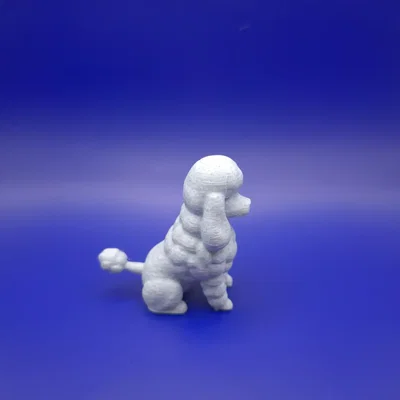 Tượng Poodle Kiêu Hãnh (Proud Poodle Figurine)