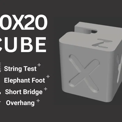 Khối Calibration 20 x 20mm