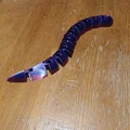 Mô hình rắn uốn dẻo (flexi fidget snek) in 3D đơn giản và thú vị - Thumbnail 1