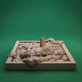 Mô hình trang trí 3D tàu ngầm SubBrain nghệ thuật độc đáo - Thumbnail 3
