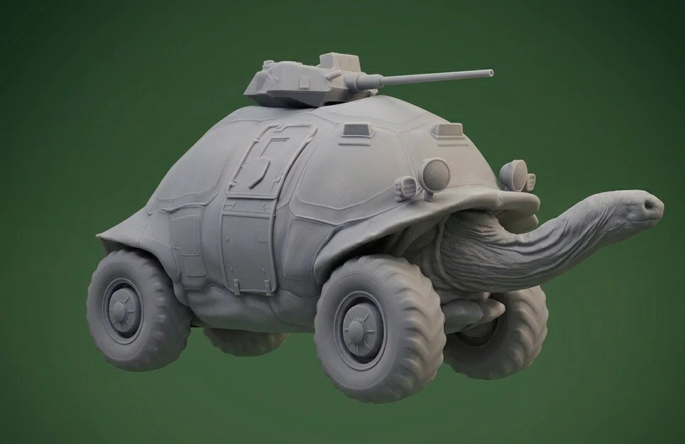 ZPT Turtle (APC Thổ Nhĩ Kỳ) - Mô hình 3D - Image 2
