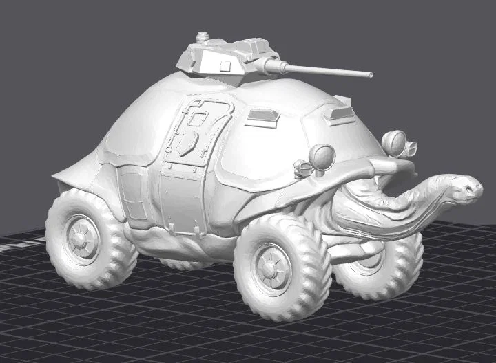 ZPT Turtle (APC Thổ Nhĩ Kỳ) - Mô hình 3D - Image 3