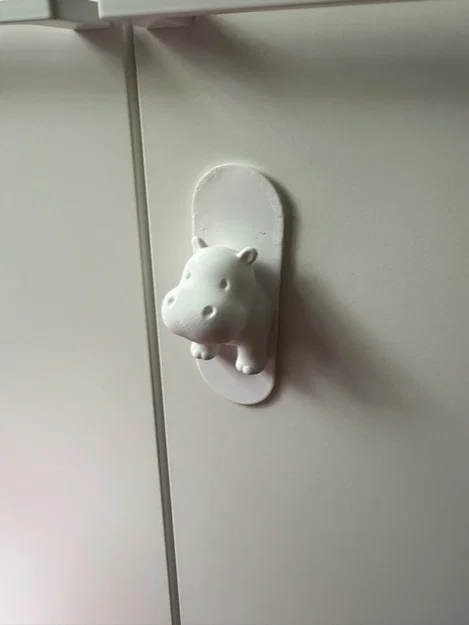 Nắp che lỗ khóa tủ hình Hippo (Hippo Abdeckung Schloßloch Schrank) - Image 1