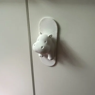 Nắp che lỗ khóa tủ hình Hippo (Hippo Abdeckung Schloßloch Schrank)