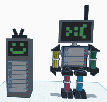 [NEW] Figure Roblox khớp S3RV3RW4R3 Badware skin concept - Image 2