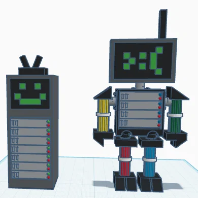 [NEW] Figure Roblox khớp S3RV3RW4R3 Badware skin concept