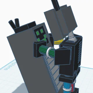 [NEW] Figure Roblox khớp S3RV3RW4R3 Badware skin concept