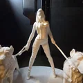 Mô hình 3D nhân vật nữ và hai chú chó (Hot with Dogs) độc đáo - Thumbnail 1