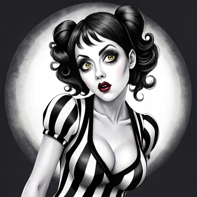 Mô hình tượng bán thân con gái Beetlejuice cực chất cho fan