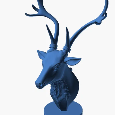 Tượng Bust Hươu Patronus (Stag) — Đế Treo Nhẫn