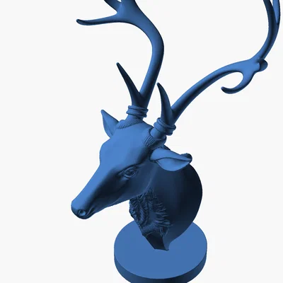 Tượng Bust Hươu Patronus (Stag) — Đế Treo Nhẫn