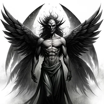 Mô hình 3D Demonic Archangel - Thiên thần bóng tối ấn tượng
