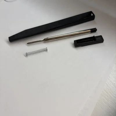 Bút 3D printable (thân bút + cơ cấu bấm)
