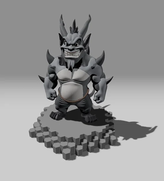 Mô hình Stone Golem 3D độc đáo cho bàn cờ Tabletop RPG - Image 1
