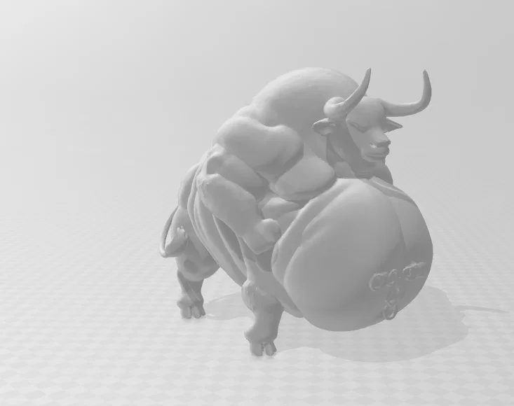 Mô hình 3D Minotaur vạm vỡ cho người đam mê sưu tầm - Image 1