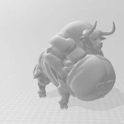 Mô hình 3D Minotaur vạm vỡ cho người đam mê sưu tầm