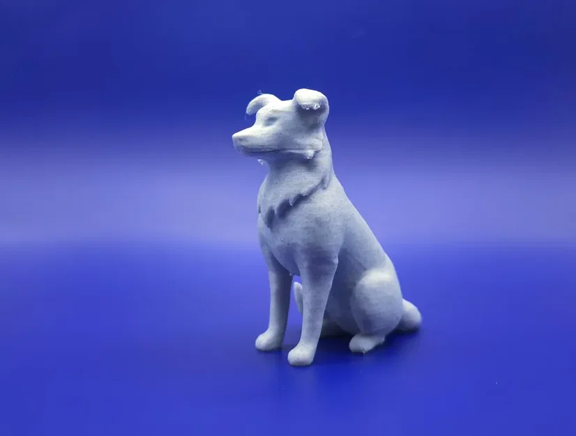The Majestic Collie – Tượng Collie in 3D phong cách chibi - Image 2