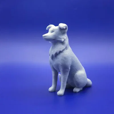 The Majestic Collie – Tượng Collie in 3D phong cách chibi