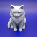 Tượng mèo Ragdoll tối giản (Minimalist Ragdoll Cat figurine) - Thumbnail 1