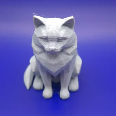 Tượng mèo Ragdoll tối giản (Minimalist Ragdoll Cat figurine)