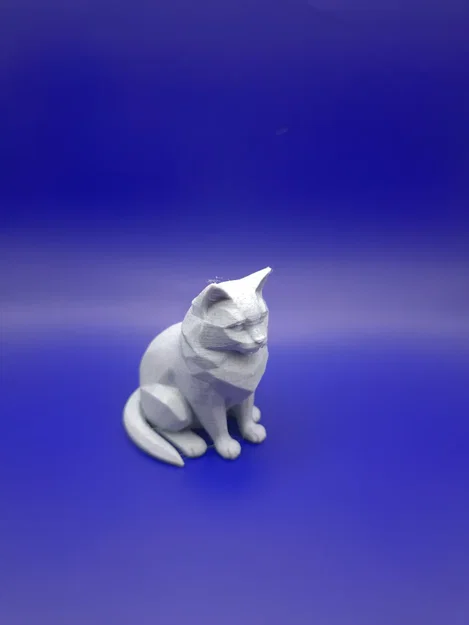 Tượng mèo Ragdoll tối giản (Minimalist Ragdoll Cat figurine) - Image 2