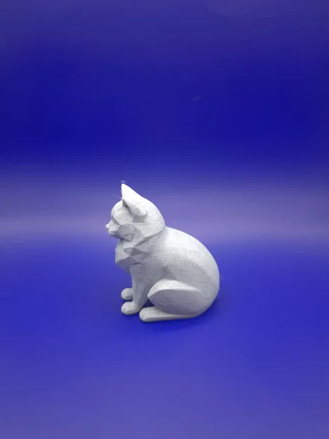 Tượng mèo Ragdoll tối giản (Minimalist Ragdoll Cat figurine) - Image 3