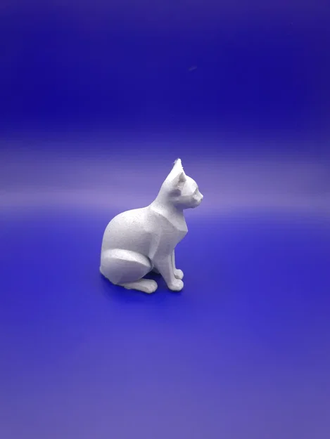 Figurine mèo Siamese tối giản (Minimalist siamese figurine) - Image 3
