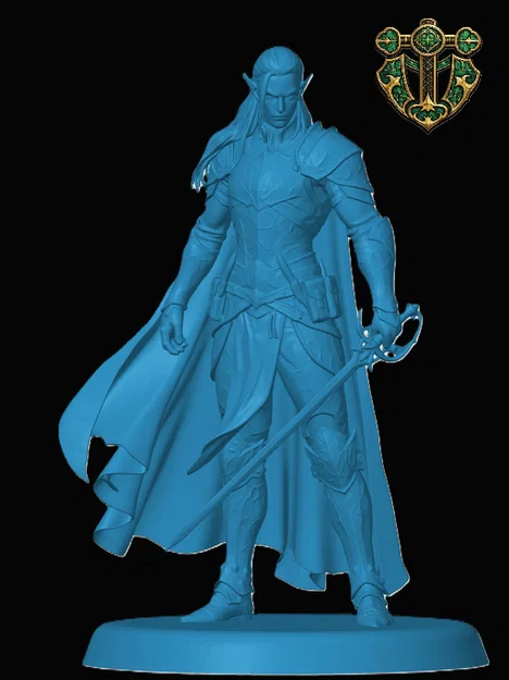 Drow Fighter – Chiến Binh Drow cho RPG - Image 1