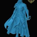Drow Fighter – Chiến Binh Drow cho RPG - Thumbnail 1