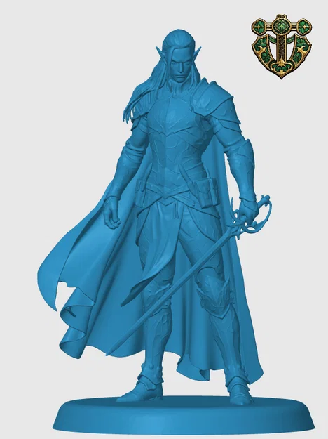 Drow Fighter – Chiến Binh Drow cho RPG - Image 3