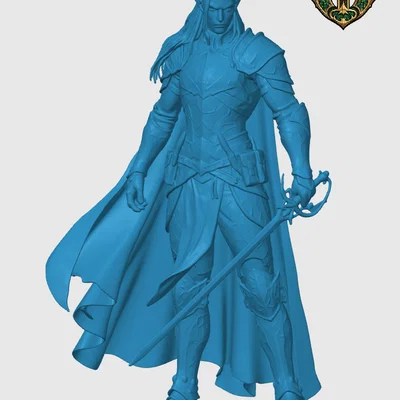 Drow Fighter – Chiến Binh Drow cho RPG