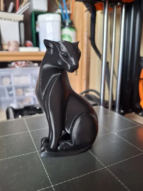 Mô hình tượng báo đen (Panther Sculpture) trang trí 3D tinh tế - Image 1
