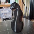 Mô hình tượng báo đen (Panther Sculpture) trang trí 3D tinh tế - Thumbnail 2