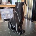 Mô hình tượng báo đen (Panther Sculpture) trang trí 3D tinh tế - Thumbnail 3