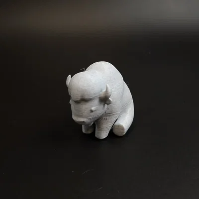 Gã Khổng Lồ Hiền Lành: Bò Bison Chibi