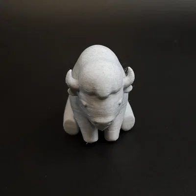 Gã Khổng Lồ Hiền Lành: Bò Bison Chibi