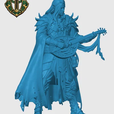 Drow Bard – Miniature cho RPG/DnD