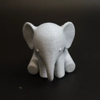 Chú Voi Chibi Khổng Lồ Dịu Dàng