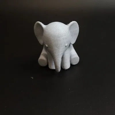 Chú Voi Chibi Khổng Lồ Dịu Dàng