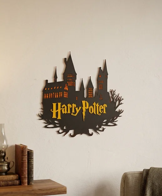 Trang trí treo tường Harry Potter, không cần AMS - Image 1