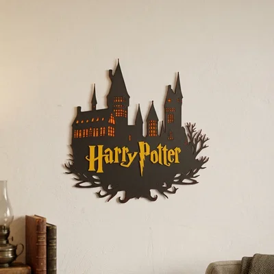 Trang trí treo tường Harry Potter, không cần AMS
